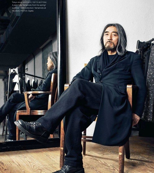 日本传奇服装设计师山本耀司登时尚杂志封面-服装设计新闻-环球时装网