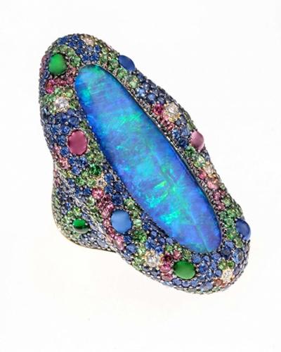 盘点八款十月诞生石欧珀石饰品
