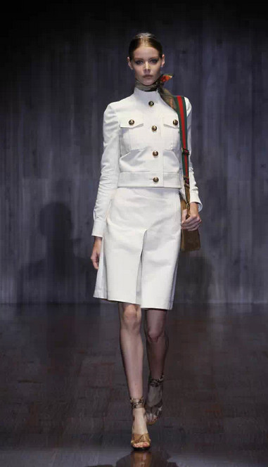 GUCCI2015新款清爽白色系列 低调奢华洋溢夏日风情